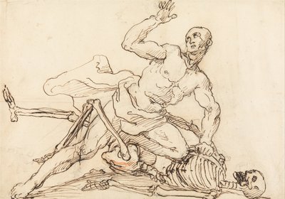 George Taylors Grafschrift- George Taylor Breekt de Ribben van de Dood door William Hogarth